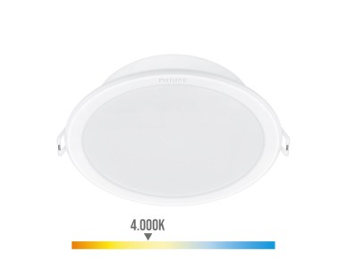 Downlight led empotrable modelo meson color blanco 5,5 w 550 im, pack 3 unidades Downlight led empotrable modelo meson color blanco 5,5 w 550 im, pack 3 unidades