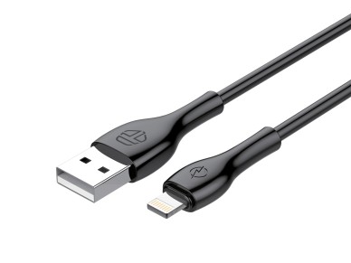 Techancy 3A Fast Data Cable TB1673, USB Connector - IP8/X/11-14, 1 Meter Length for Data Transfer, B