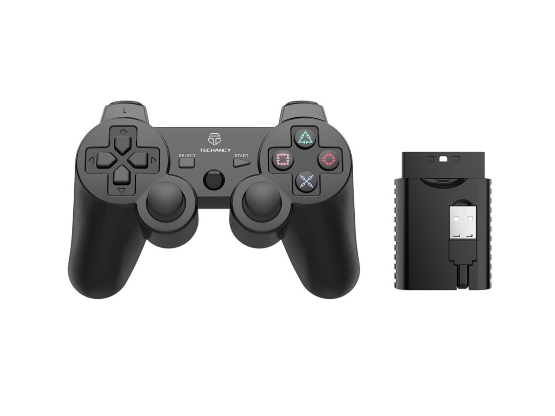 Mando inal�mbrico para juegos Techancy 6 en 1, bater�a integrada, conexi�n inal�mbrica de 2,4 G, TX1