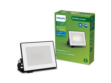 Led spotlight, outdoor, lois, black, 10 w 5000 k 950 lm