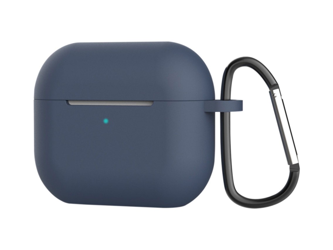 Capa protetora de silicone para auriculares Techancy, KC2114, compatível com AirPods 3.ª geração, az
