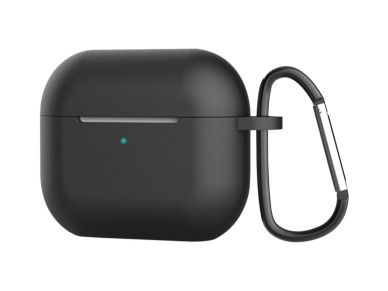 Techancy KC2114 Silicone Protective Earphone Case, Compatible with 3rd Generation AirPods, Black Techancy KC2114 Silicone Protective Earphone Case, Compatible with 3rd Generation AirPods, Black