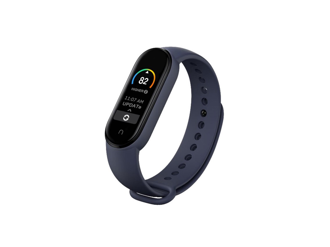 Pulsera de silicona azul Techancy KC2104, compatible con Mi3/4 Smart Band, hecha de silicona, suave