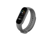 Techancy Gray Silicone Bracelet KC2104, Compatible with Mi3/4 Smart Band, Made of Silicone, Soft and