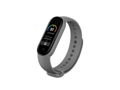 Techancy Bracelete De Silicone Cinzenta KC2104, Compat�vel Com A Mi3/4 Smart Band, Material De Silic