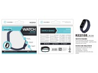 Techancy Pulseira De Silicone Azul KC2105, Compatível Com A Mi5/6 Smart Band, Material De Silicone, Techancy Pulseira De Silicone Azul KC2105, Compatível Com A Mi5/6 Smart Band, Material De Silicone,