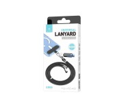 Cable universal negro Techancy KC2107 para tel�fono m�vil, longitud ajustable de 0 a 80 cm, compatib