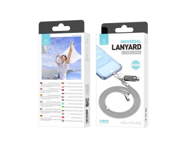 Techancy Universal Mobile Phone Cord, Grey KC2107, Adjustable Length 0-80 cm, Used with Mobile Phone Techancy Universal Mobile Phone Cord, Grey KC2107, Adjustable Length 0-80 cm, Used with Mobile Phone