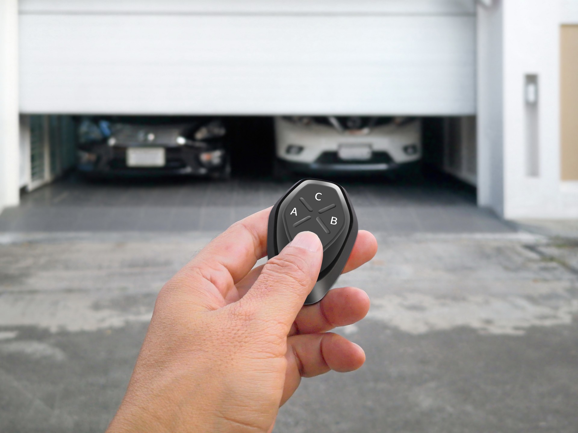 Techancy Universal Remote Control KN3315 433mhz, For Windows, Doors, Garage Doors, Etc. Easy to Use.