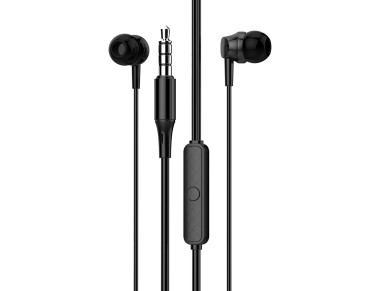Techancy White In-Ear Headphones 1.2M TD8028, with Microphone Volume Control, 3.5mm Connector Techancy White In-Ear Headphones 1.2M TD8028, with Microphone Volume Control, 3.5mm Connector