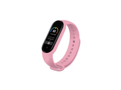 Techancy Pink Silicone Wristband KC2104, Compatible with Mi3/4 Smart Band, Made of Silicone, Soft an Techancy Pink Silicone Wristband KC2104, Compatible with Mi3/4 Smart Band, Made of Silicone, Soft an