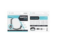 Techancy Gray Silicone Bracelet KC2105, Compatible with Mi5/6 Smart Band, Made of Silicone, Soft and