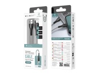 Cable de datos USB Techancy - IP8/X/11-14 Negro TB1696, Carga de 2,4 A, Compatible con transferencia Cable de datos USB Techancy - IP8/X/11-14 Negro TB1696, Carga de 2,4 A, Compatible con transferencia