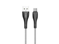 Techancy USB-Type-C Data Cable Black TB1695, 2.4A Charging, Data Transfer Compatible