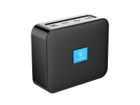 Techancy Mini Bluetooth Audio Black TH2621 with Built-in Battery Supports Wireless 5.0/TF/U Disk/Aux