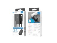 Techancy Carregador De Telemóvel Preto TA2788, Saída Usb 5v-2.4a Carregamento, Conjunto De Carregad Techancy Carregador De Telemóvel Preto TA2788, Saída Usb 5v-2.4a Carregamento, Conjunto De Carregad