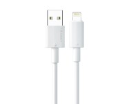 Cable de datos USB-Lightning de Techancy, blanco TB1768, 1 m de longitud, admite corriente de 3 A y 
