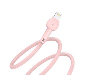 Cable de datos USB-Lightning Techancy rosa TB1660, carga rápida Macaron 2.4a, longitud 1.2m, compati Cable de datos USB-Lightning Techancy rosa TB1660, carga rápida Macaron 2.4a, longitud 1.2m, compati