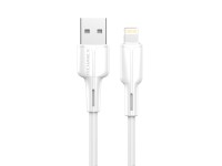 Techancy USB-Lightning Data Cable White 1M TB1659, 2.4A Fast Charging, Supports Data Transmission, P