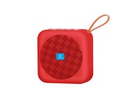 Altavoz Bluetooth Techancy TH2622 rojo, tama�o port�til y compacto, compatible con TF/FM/USB/TWS, so