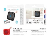 Altavoz Bluetooth Techancy TH2622 rojo, tamaño portátil y compacto, compatible con TF/FM/USB/TWS, so Altavoz Bluetooth Techancy TH2622 rojo, tamaño portátil y compacto, compatible con TF/FM/USB/TWS, so