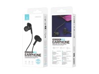 Techancy Auricular Com Fios Preto TD8022 , Microfone Integrado, 3,5 Mm, Compatível Com Smartphones E Techancy Auricular Com Fios Preto TD8022 , Microfone Integrado, 3,5 Mm, Compatível Com Smartphones E