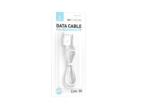 Techancy USB Type-C Data Cable, TB1738 1M, 2.4A Fast Charging, Data Transfer, White Techancy USB Type-C Data Cable, TB1738 1M, 2.4A Fast Charging, Data Transfer, White
