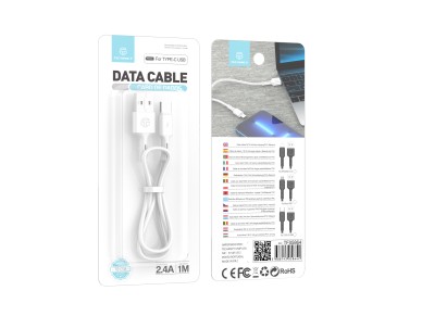 Techancy Cabo De Dados Usb-Tipo-c, TB1738 1M, Carregamento Rápido 2,4A, Transferência De Dados, Bran Techancy Cabo De Dados Usb-Tipo-c, TB1738 1M, Carregamento Rápido 2,4A, Transferência De Dados, Bran