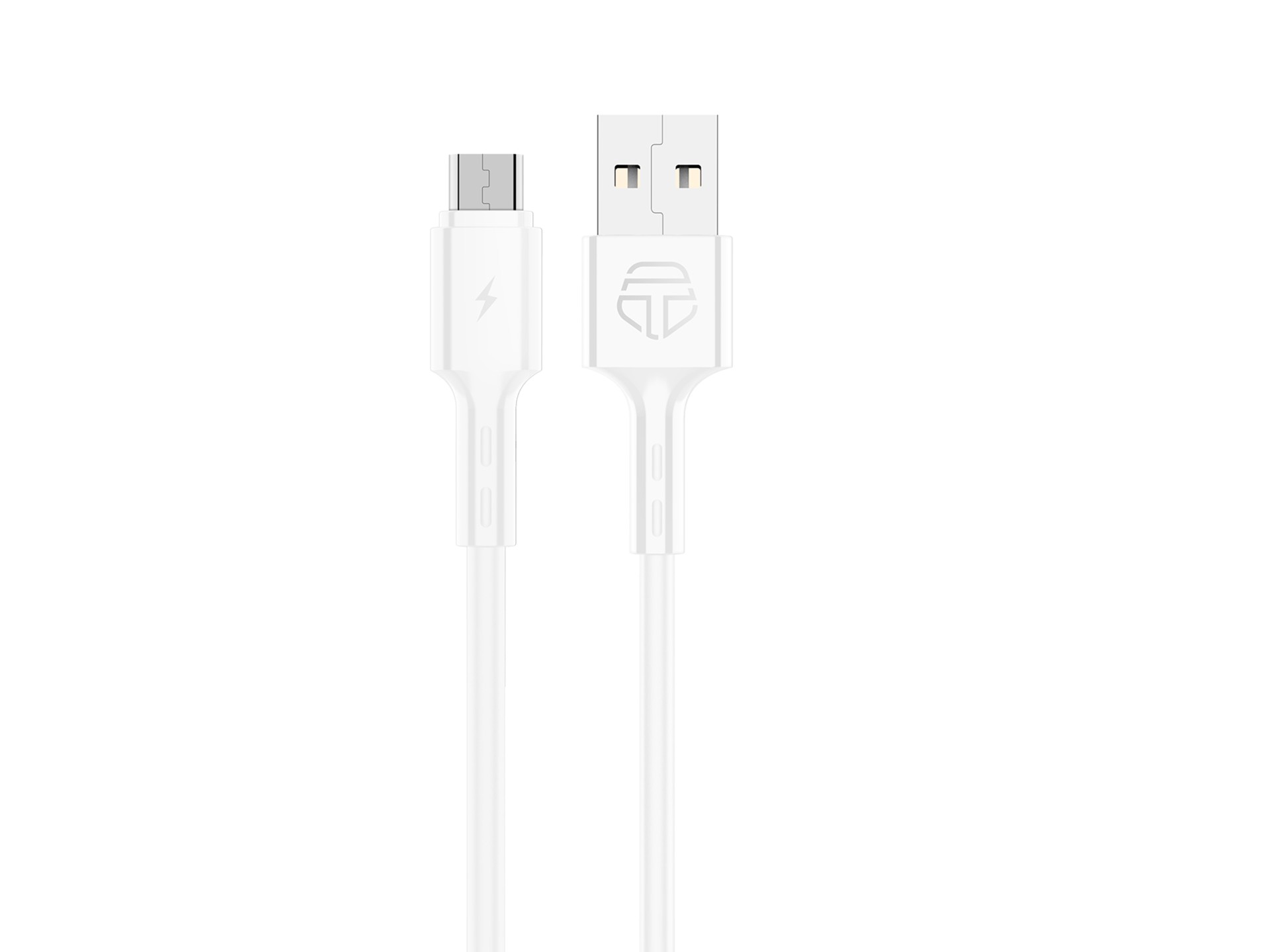 Techancy USB-Micro Data Cable, TB1738 1M, 2.4A Fast Charging, Data Transfer, White