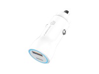 Cargador de coche Techancy TC6411 blanco, carga r�pida PD+QC de 18 W, compatible con iPhone, Samsung