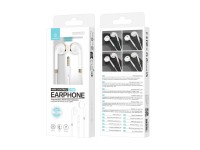 Techancy Fone de ouvido com fio TD8023, plugue 3,5 mm, controle no fio, microfone HD, cabo 1,2m Techancy Fone de ouvido com fio TD8023, plugue 3,5 mm, controle no fio, microfone HD, cabo 1,2m