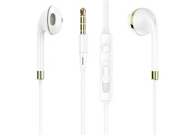Techancy Fone de ouvido com fio TD8023, plugue 3,5 mm, controle no fio, microfone HD, cabo 1,2m Techancy Fone de ouvido com fio TD8023, plugue 3,5 mm, controle no fio, microfone HD, cabo 1,2m