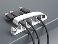 Suporte para cabos Techancy, TZ6291, embalagem com 3 unidades, prático para abrir e fechar para guar Suporte para cabos Techancy, TZ6291, embalagem com 3 unidades, prático para abrir e fechar para guar