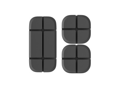 Techancy cable organizer, TZ6290, pack of 3, keeps cables organized to keep your desk tidy, black.