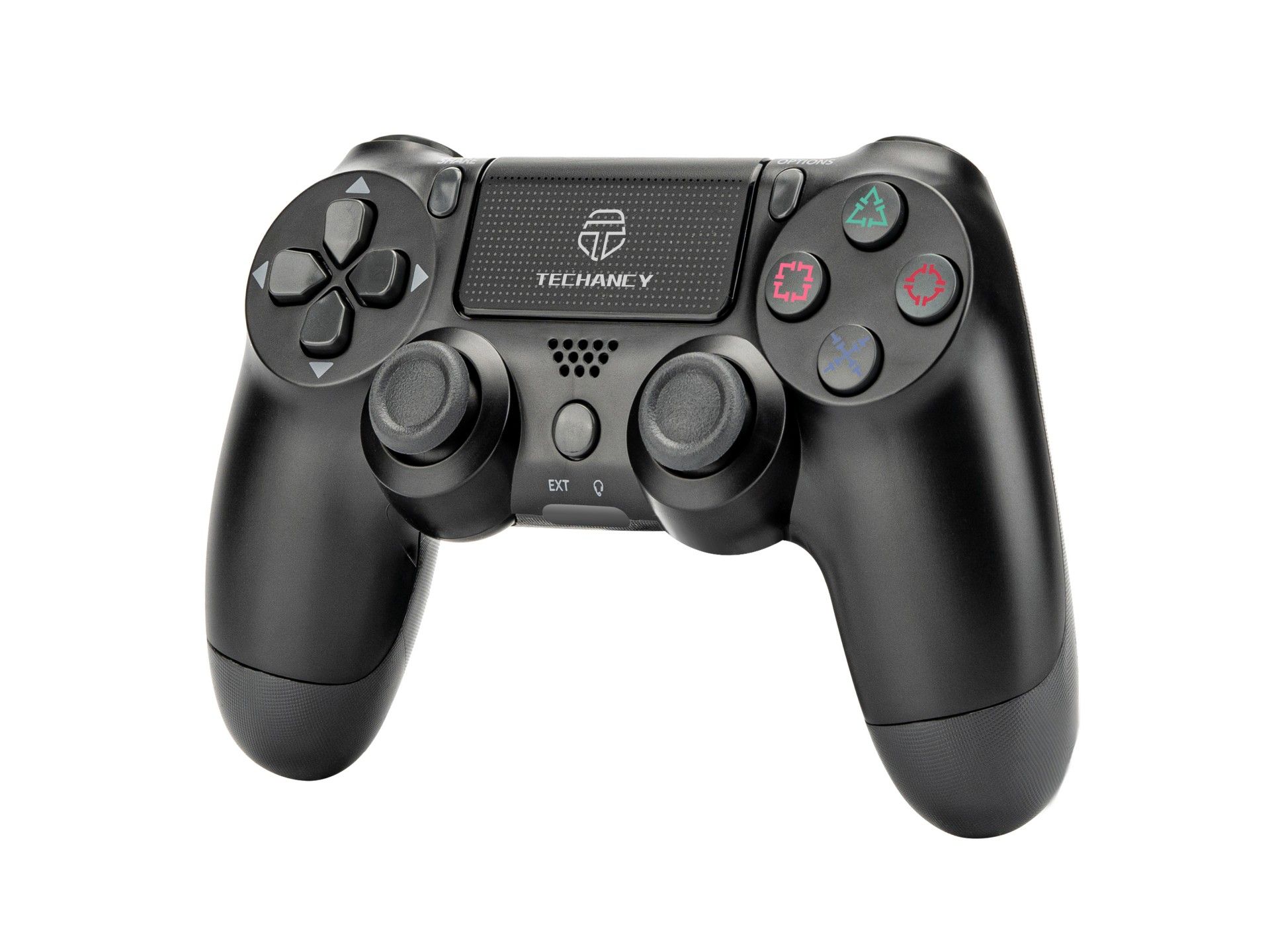 Controlador de juegos con cable USB Techancy TX1704 para PS4 y PC, con dos joysticks y vibración, co