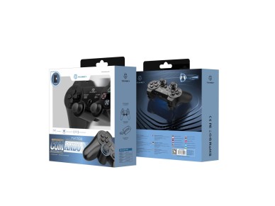 Techancy 6-in-1 Wireless Gaming Controller, Built-in Battery, 2.4G Wireless Connection, TX1703, Comp