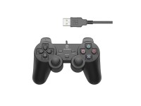 Techancy TX1700 Wired PC Gaming Controller with Vibration Feedback and Dual Joysticks, Black