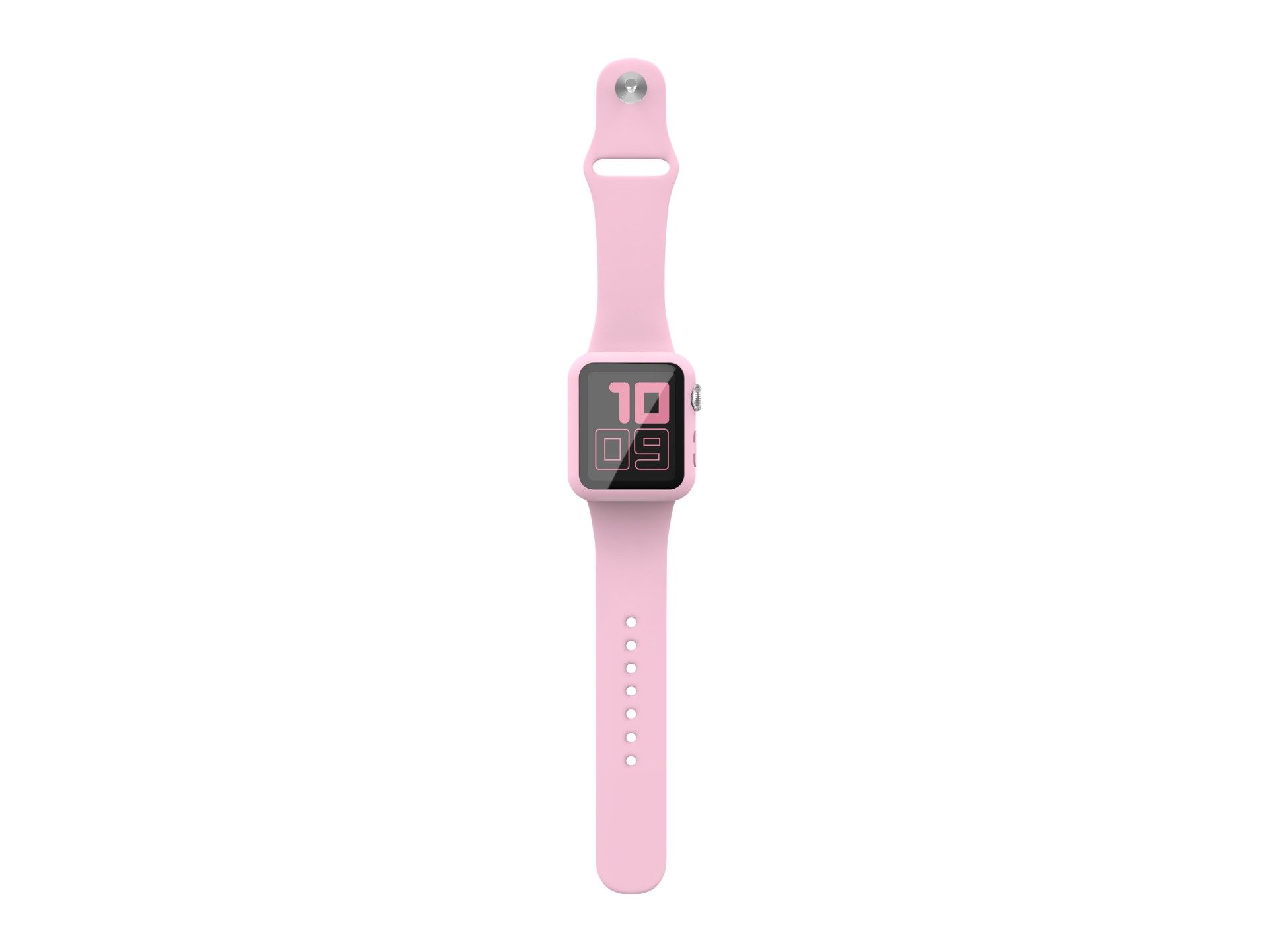 Pulseira de silicone para relógio Techancy, KC2115, com protetor de ecrã, compatível com Apple Watch