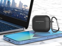 Funda protectora de silicona Techancy KC2114 para auriculares, compatible con AirPods de 3.ª generac Funda protectora de silicona Techancy KC2114 para auriculares, compatible con AirPods de 3.ª generac