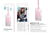 Techancy universal silicone mobile phone strap, 80 cm, KC2113, compatible with all mobile phone mode Techancy universal silicone mobile phone strap, 80 cm, KC2113, compatible with all mobile phone mode