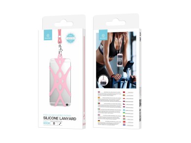 Techancy universal silicone mobile phone strap, 80 cm, KC2113, compatible with all mobile phone mode