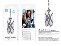 Correio universal de silicone para telemóvel Techancy 80 cm, KC2113, compatível com todos os modelos Correio universal de silicone para telemóvel Techancy 80 cm, KC2113, compatível com todos os modelos