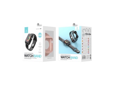 Techancy KC2112 Fully Adhesive Watch Band, Compatible with Apple Watch 38-40mm, Pink Techancy KC2112 Fully Adhesive Watch Band, Compatible with Apple Watch 38-40mm, Pink