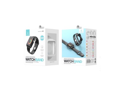 Techancy KC2112 Fully Adhesive Watch Band, Compatible with Apple Watch 38-40 mm, White Techancy KC2112 Fully Adhesive Watch Band, Compatible with Apple Watch 38-40 mm, White