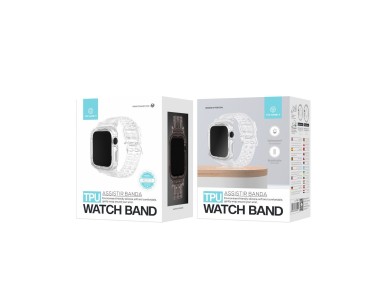 Correa de reloj de silicona Techancy KC2111, compatible con Apple Watch 42-44 mm, color marrón café. Correa de reloj de silicona Techancy KC2111, compatible con Apple Watch 42-44 mm, color marrón café.