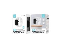 Correa de silicona Techancy KC2111 para Apple Watch de 42-44 mm, color negro