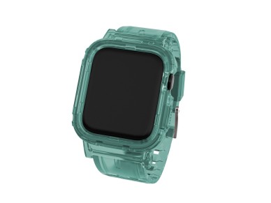 Techancy KC2111 silicone watch band, compatible with Apple Watch 38-40 mm, green. Techancy KC2111 silicone watch band, compatible with Apple Watch 38-40 mm, green.