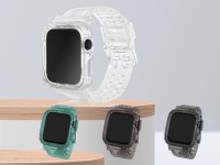 Pulseira de silicone para relógio Techancy, KC2111, compatível com Apple Watch 38-40 mm, castanho ca Pulseira de silicone para relógio Techancy, KC2111, compatível com Apple Watch 38-40 mm, castanho ca