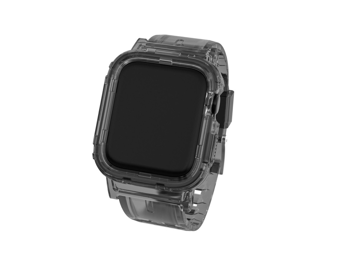 Correa de silicona Techancy KC2111 para Apple Watch de 38-40 mm, color negro
