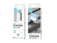 Techancy Carregador De Autom�vel Mini  TC6417, Carregamento 2usb 2.4A, Compat�vel Com Cami�es E Auto